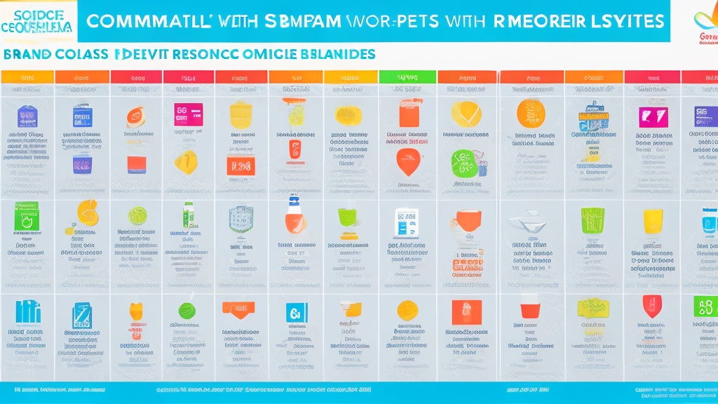Részletes funkció összehasonlító táblázat különböző szódagép márkákkal ikonokkal és specifikációkkal professzionális infografika stílusban